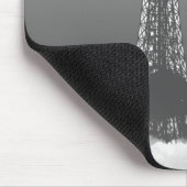 Paris Eiffel Tower Floats in Cloud Mousepad Muismat (Hoek)