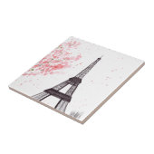 Paris Eiffel Tower France Kitchen Decor French Tegeltje (Zijkant)