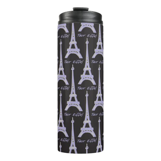 Paris Eiffel Tower France Thermal Tumbler Thermosbeker (Voorkant)