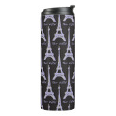Paris Eiffel Tower France Thermal Tumbler Thermosbeker (Gedraaid links)