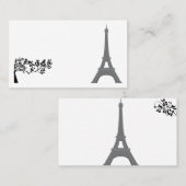 Paris Eiffel Tower France Tourist Holiday Trip Visitekaartje (Voorkant / Achterkant)