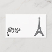 Paris Eiffel Tower France Tourist Holiday Trip Visitekaartje (Voorkant)