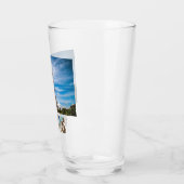 Paris Eiffel Tower Frankrijk Franse City Beer Pint Glas (Links)