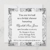 Paris Eiffel Tower French Scroll Kaart (Achterkant)