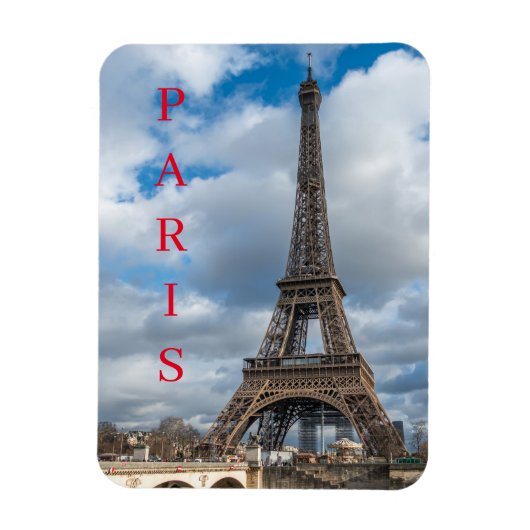 Paris Eiffel Tower fridge magnet Magneet (Verticaal)