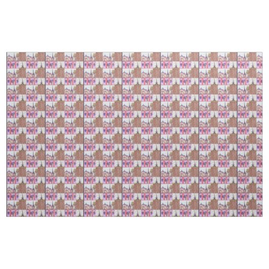 Paris Eiffel Tower geïnspireerd pointillisme fabri Stof (Fat Quarter)