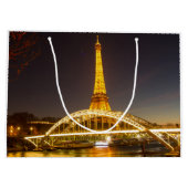Paris Eiffel Tower Gift Bag Groot Cadeauzakje (Achterkant)
