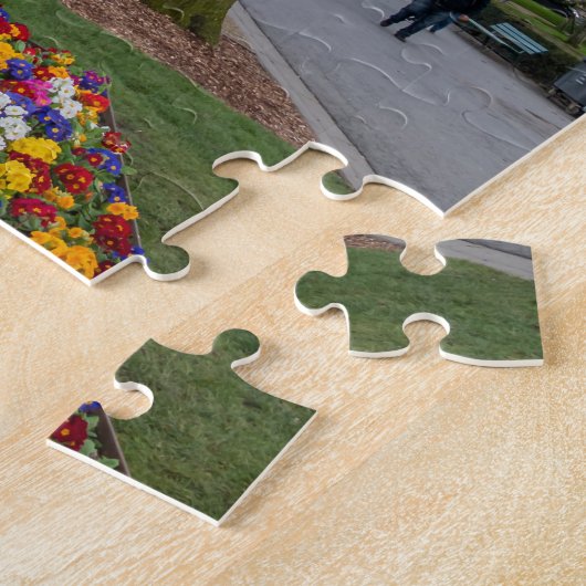 Paris Eiffel Tower in Spring puzzle Legpuzzel (Zijkant)