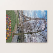 Paris Eiffel Tower in Spring puzzle Legpuzzel (Horizontaal)