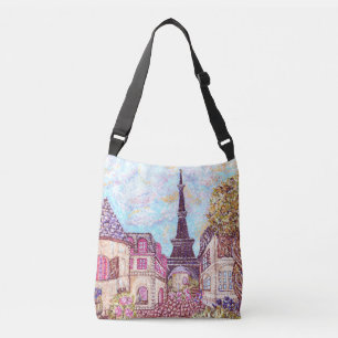Paris Eiffel Tower inspireert Cross body bag Crossbody Tas