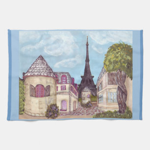 Paris Eiffel Tower inspireert Kitchen Towel Theedoek