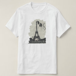 paris eiffel tower jnf t-shirt