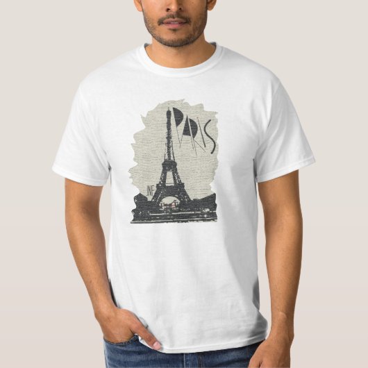 paris eiffel tower jnf t-shirt (Voorkant)