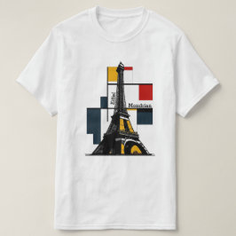 paris eiffel tower jnf t-shirt