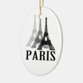 Paris Eiffel Tower Keramisch Ornament (Links)