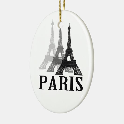 Paris Eiffel Tower Keramisch Ornament (Links)