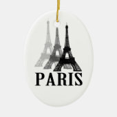 Paris Eiffel Tower Keramisch Ornament (Voorkant)