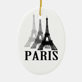Paris Eiffel Tower Keramisch Ornament