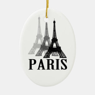 Paris Eiffel Tower Keramisch Ornament