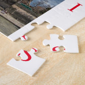 Paris Eiffel Tower klassiek uitzicht puzzel Legpuzzel (Zijkant)