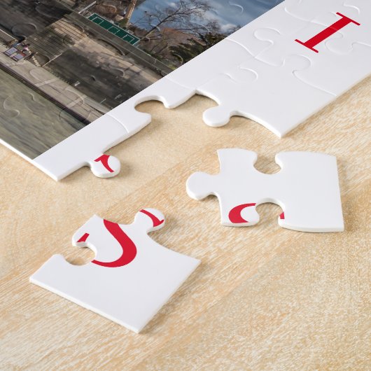 Paris Eiffel Tower klassiek uitzicht puzzel Legpuzzel (Zijkant)