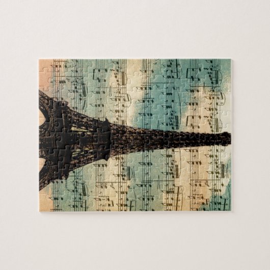Paris Eiffel Tower Legpuzzel (Horizontaal)