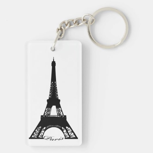Paris Eiffel Tower Macaron Sleutelhanger (achterkant)
