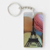 Paris Eiffel Tower Macaron Sleutelhanger (Voorkant)