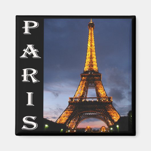 Paris Eiffel Tower Magnet (Voorkant)