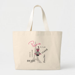 Paris Eiffel Tower Mode Stylish Grote Tote Bag