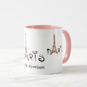 Paris Eiffel Tower Mok (Voorkant rechts)