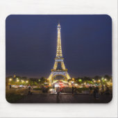 Paris Eiffel Tower Night Lights Muismat (Voorkant)