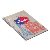 Paris Eiffel Tower Notitieboek (Rechterzijde)