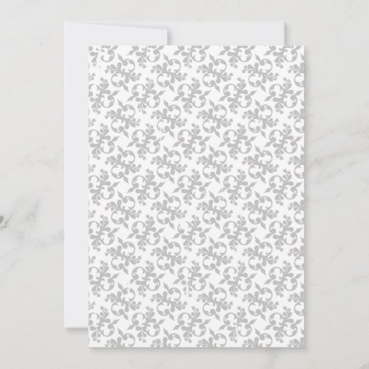 Paris Eiffel Tower Pink Peony Vrijgezellenfeest In Kaart (Achterkant)