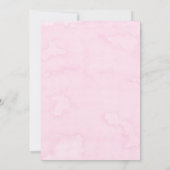 Paris Eiffel Tower Pink Peony Vrijgezellenfeest In Kaart (Achterkant)