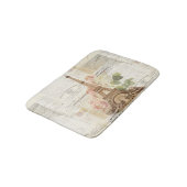 Paris Eiffel Tower Pink Roses Bath Rug Badmat (Gekanteld)