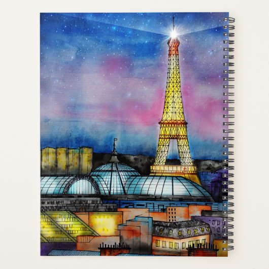Paris Eiffel Tower Planner (Achterkant)