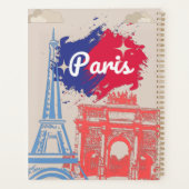Paris Eiffel Tower Planner (Achterkant)