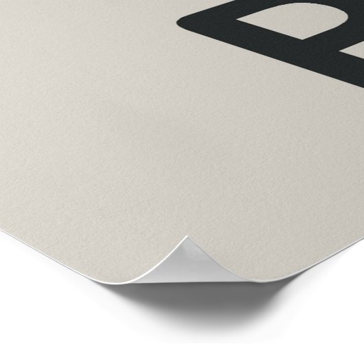 Paris Eiffel Tower Poster (Hoek)