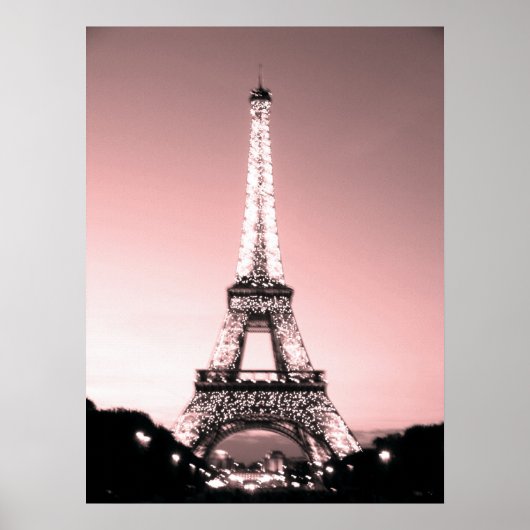 Paris Eiffel Tower Poster (Voorkant)