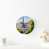 Paris Eiffel Tower Ronde Klok (Huis)