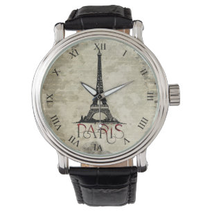Paris, Eiffel Tower  Script Horloge