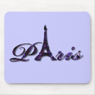 Paris Eiffel Tower Sequin Glitter Sparkle Muismat