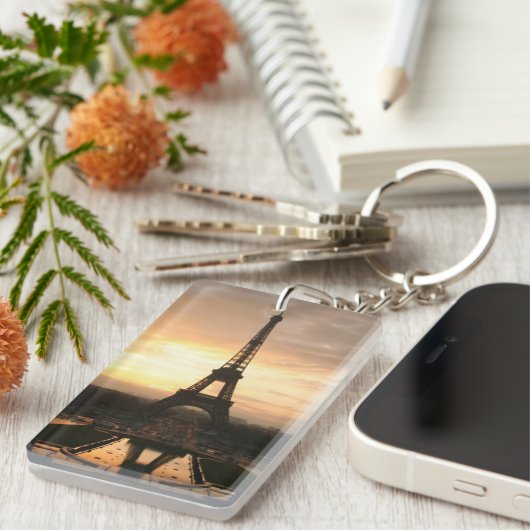 Paris Eiffel Tower sleutelhanger (Voorkant Rechts)