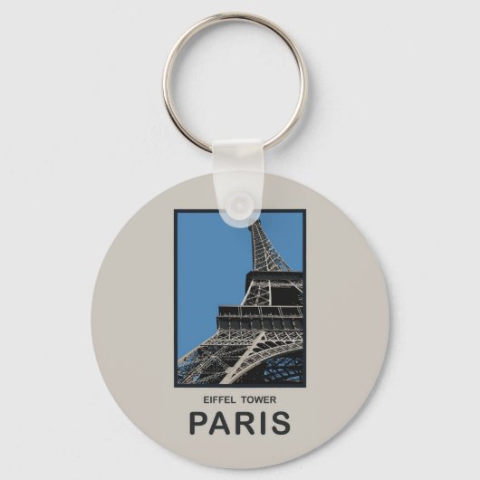 Paris Eiffel Tower Sleutelhanger (Voorkant)