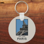 Paris Eiffel Tower Sleutelhanger (Voorkant)