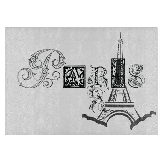 Paris Eiffel Tower Snijplank (Voorkant)
