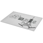 Paris Eiffel Tower Snijplank (Hoek)