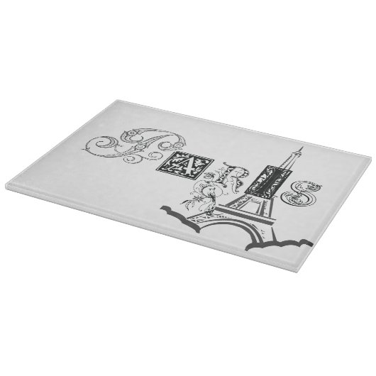 Paris Eiffel Tower Snijplank (Hoek)