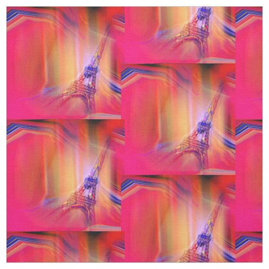 Paris Eiffel Tower Stof (Swatch)